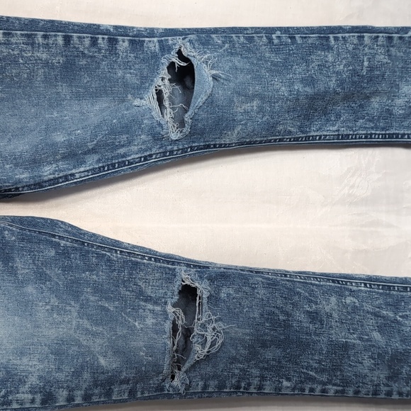 No Boundaries Stone Washed Skinny Jeans Distressed Size 30x30 - Picture 3 of 4